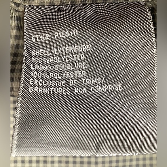 Perry Ellis potfolio poly tech black zip up jacket. Small - Picture 8 of 10